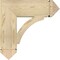 Ekena Millwork Thorton Arts & Crafts Rough Sawn Bracket, Douglas Fir, 6"W x 22"D x 22"H BKT06X22X22THR03RDF - alternate 2